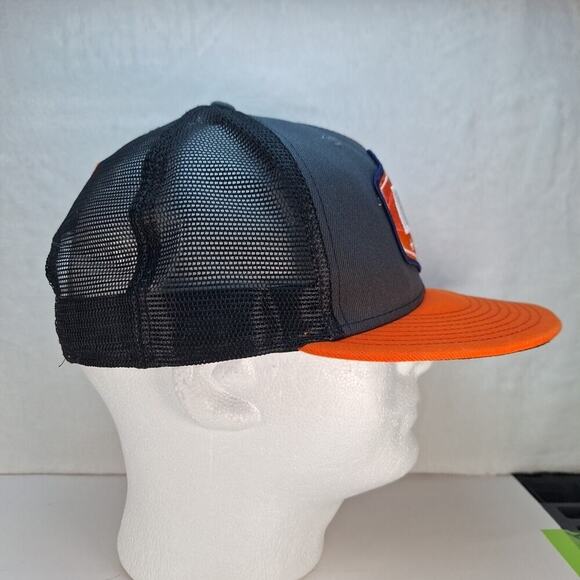 Denver Broncos New Era 9FIFTY Trucker/Mesh Hat Cap Snapback Black Orange - Picture 5 of 8